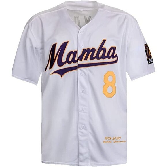 𝅺KOBE Bryant Classic Basketball NBA White Jersey 8 24 Shirt Black Mamba Lakers - Picture 4 of 7